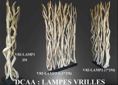 Pièces uniques - VRILLE BLANCHE avec ou sans lampe (190 a 2m30)(1m) - DCAA