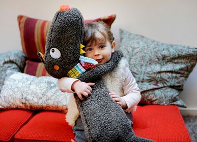 Toys - Giant Mr Louloup 1 meter long, with full collection Crazy Cuddly Wolf !!! - EBULOBO
