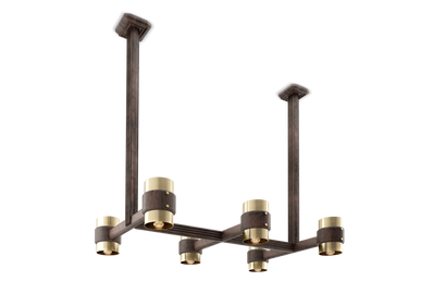 Ceiling lights - Whittle Suspension Lamp - WOOD TAILORS CLUB