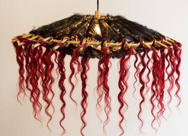 Decorative objects - UFO Suspended lamp - MICKI CHOMICKI HAIR BRUT