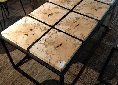 Coffee tables - Coffee table, metal stand - WILD-HERITAGE.COM