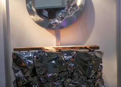 Console table - Stainless steel console - WILD-HERITAGE.COM