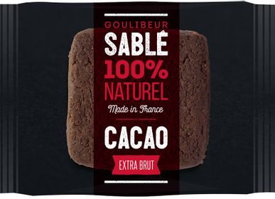 Biscuits - CARRÉ CACAO EN SACHET EN EMBALLAGE INDIVIDUEL. - GOULIBEUR