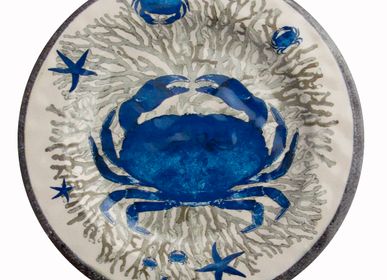 Everyday plates - Crab dinner plate - Ouessant collection - AU BAIN MARIE