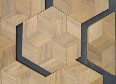 Classic carpets - Mixed timber flooring & wall - DEESAWAT