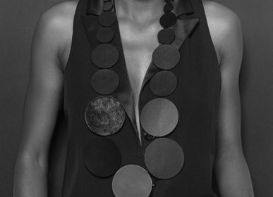 Cadeaux - Bijoux de cuir - Collier PERL' - SOPHIE • TERRIERE