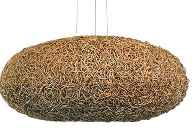 Hanging lights - ratan hanging lamp - BELLINO DULCE FORMA