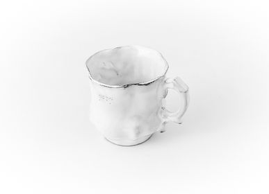 Céramique - Mini tasse à expresso avec anse Marie-Antoinette. - CARRON PARIS