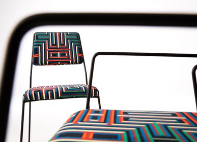 Chairs - Impala Chair & Coralie Prévert Fabric - AIRBORNE