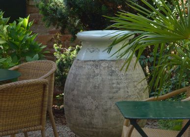 Outdoor decorative accessories - Jarres Goutte (drop) Patine Prestige - TERRES D'ALBINE