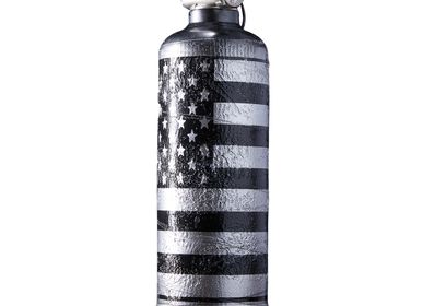 Objets de décoration - Extincteur Fire design USA flag noir - FIRE DESIGN