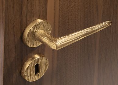 Artistic hardware - FOSSILE Door handle - OBJET INSOLITE