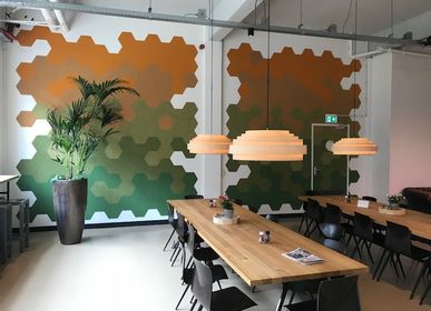 Autres décorations murales - Feutrine  couleurs mixtes teintes - HOLLANDFELT