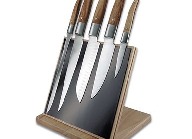 Kitchen utensils - Set of 6 Laguiole Expression Table Knives in a Gift Box - TARRERIAS - BONJEAN
