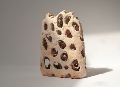 Unique pieces - Stele with lace - ELISABETH BOURGET
