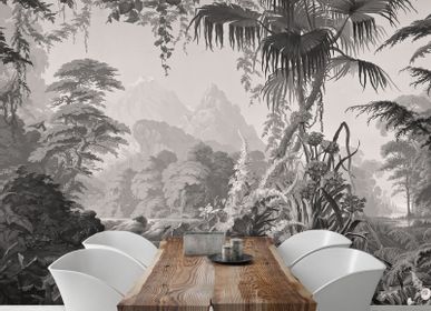 Other wall decoration - EDEN Monochrome scenic wallpaper - LE GRAND SIÈCLE