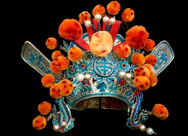Unique pieces - Old Chinese Theater Headdresses - ASIADECORATION / OBJETSCHINOIS