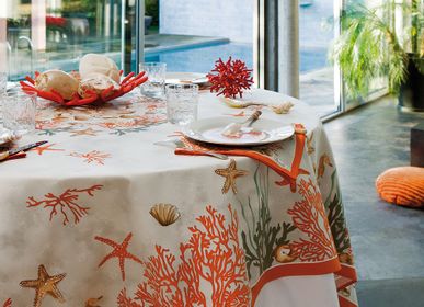 Table linen - Corail tablecloth - BEAUVILLÉ