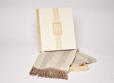 Objets de décoration - Plaid Herringbone 100% Baby Alpaga. - INATA