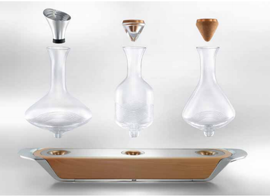 Licensed products -  The Majestic TRILOGY - Bart Table with Three exclusive decanters - SHAZE LUXURY RETAIL PVT LTD