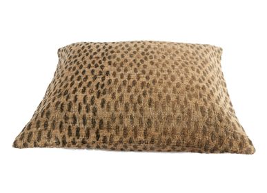 Fabric cushions - Jaguar Cushion Cover silk and linen - ML FABRICS