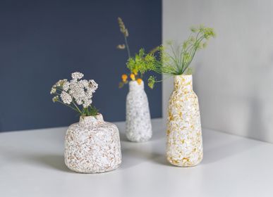 Vases - Vase de pulpe Capiz et pots de fleurs - KINTA
