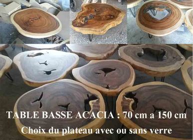 Tables basses - TBG Table basse collection bois acacia - DCAA