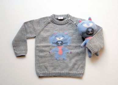 Apparel - “HUGO the cat” sweater & toy - SOL DE MAYO