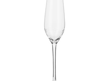 Cristallerie - Flûte à champagne Sans plomb Cristal à pied - SHAZE LUXURY RETAIL PVT LTD