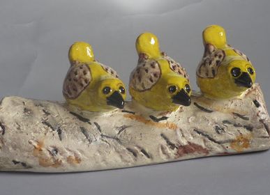 Sculptures, statuettes and miniatures - BIRD SCULPTURE - MARYLINE BERHAULT