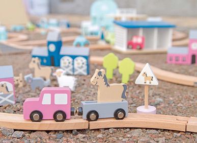 Toys - Wooden Cars Circuit - JABADABADO