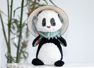 Soft toy - Original Plush Rototos the Panda - LES DEGLINGOS
