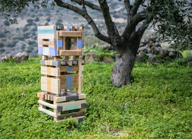 Objets de décoration - TABOURETS "RUCHE D'ABEILLES". - COOL COLLECTION
