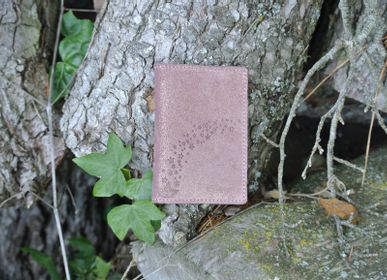 Leather goods - Double Glitter Leather Card Case - LA CARTABLIÈRE