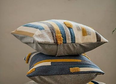 Fabric cushions - Ritmo Azul cushion - ARTYCRAFT