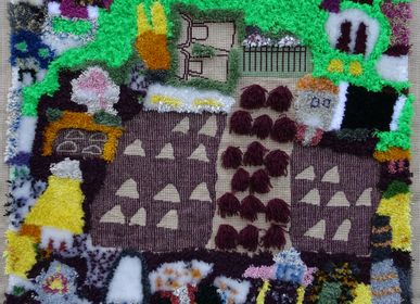 Decorative objects - Village (wall rug – 216)               - SARA PEREIRA ATELIER