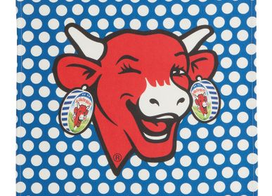 Tea towel - La Vache qui Rit - Pop Bleu / Tea towel - COUCKE