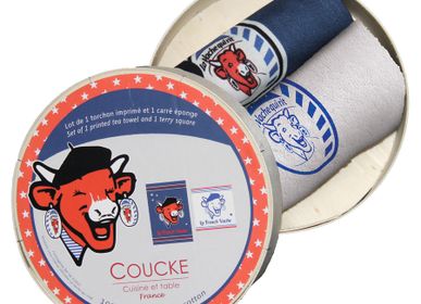 Kitchen linens - La Vache qui Rit - French Vache / Gift idea - COUCKE