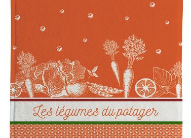 Linge d'office - Légumes du Potager / Carré éponge - COUCKE