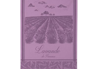 Torchons textile - Champs de Lavande / Torchon jacquard - COUCKE