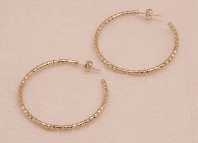 Jewelry - CLASH L Hoop Earrings - LES FEMMES À BARBES