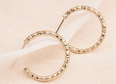 Jewelry - CLASH S Hoop Earrings - LES FEMMES À BARBES