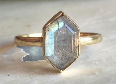 Jewelry - Earring Labradorite Fancy Diamond  - MUJA JUMA