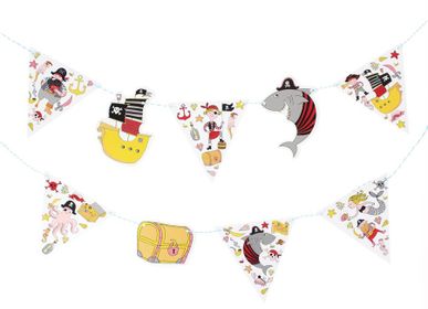Birthdays - Pirate Color Garland - Recyclable - ANNIKIDS