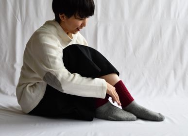 Chaussettes - CHAUSSETTES EN LAINE MOHAIR - NISHIGUCHI KUTSUSHITA