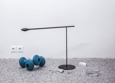 Desk lamps - Contemporary Minimalistic Carbon Table Lamp with Custom Finishes - TOKIO FURNITURE & LIGHTING