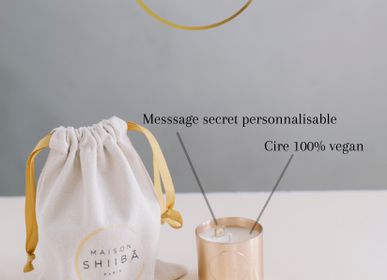 Objets personnalisables - Bougie à message secret parfumée - MAISON SHIIBA