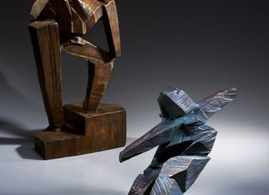 Sculptures, statuettes et miniatures - Sculpture satisfaite de soi - GALLERY CHUAN