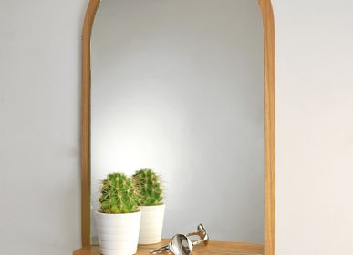 Mirrors - Solstice | mirror and shelf - REINE MÈRE