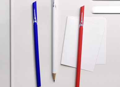 Pens and pencils - Eiffel Tower blue white red magnetic pencil - TOUT SIMPLEMENT,
